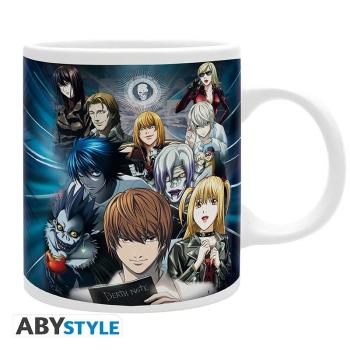 DEATH NOTE  - Becher "Collage"  Finde die Götter des Todes, L und Kira auf diesem Todesnotizbecher!